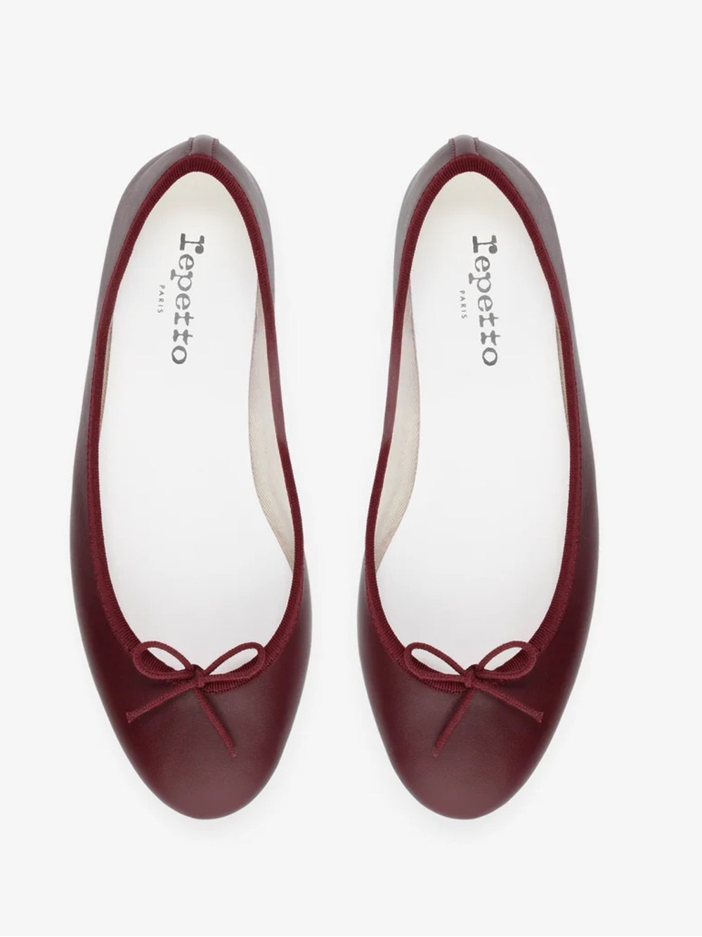 $425 REPETTO “Cendrillon” Ballet Flats in Iconic “Deep Wine Red, EU 37.5, US 6.5